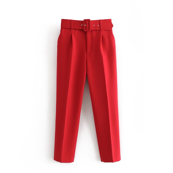 2021 autumn new black suit woman high waist sashes pockets office ladies fashion middle aged pink yellow pants mvah, Black;white
2021 autumn new black suit woman high waist sashes pockets office ladies fashion middle aged pink yellow pants mvah, Black;white