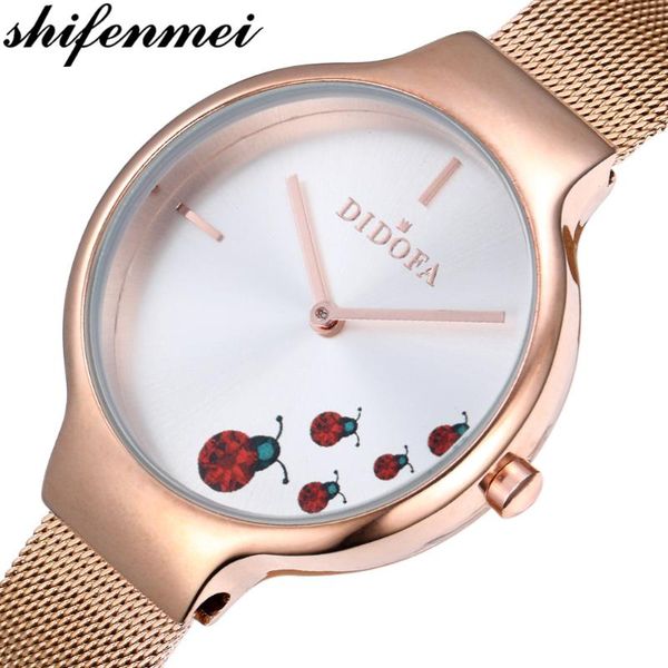 wristwatches shifenmei woman watch quartz ladies watches rose gold girl clock waterproof steel mesh relogio feminino, Slivery;brown
wristwatches shifenmei woman watch quartz ladies watches rose gold girl clock waterproof steel mesh relogio feminino, Slivery;brown