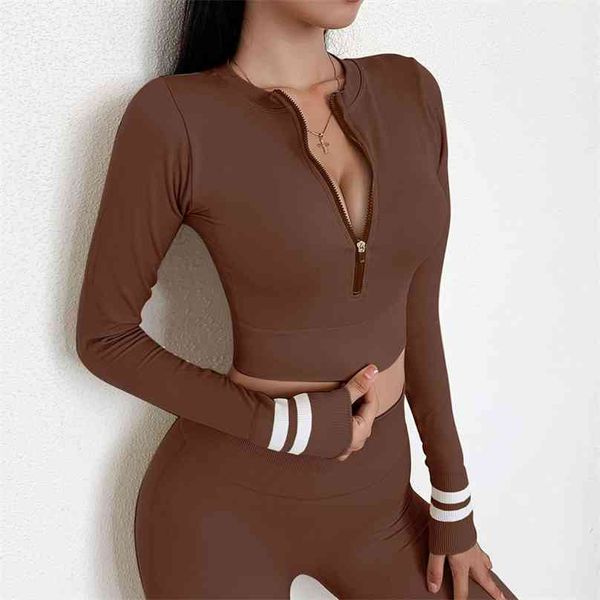 long sleeve shirt women yoga set fitness high waist legging seamless suit sportwear workout tracksuit gym running clothing 210802, Gray
long sleeve shirt women yoga set fitness high waist legging seamless suit sportwear workout tracksuit gym running clothing 210802, Gray
