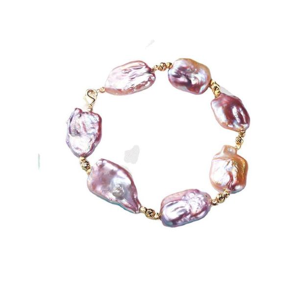 beaded, strands 12mm/14mm ladies natural freshwater color baroque pearl bracelet gradient fashion, Black
beaded, strands 12mm/14mm ladies natural freshwater color baroque pearl bracelet gradient fashion, Black