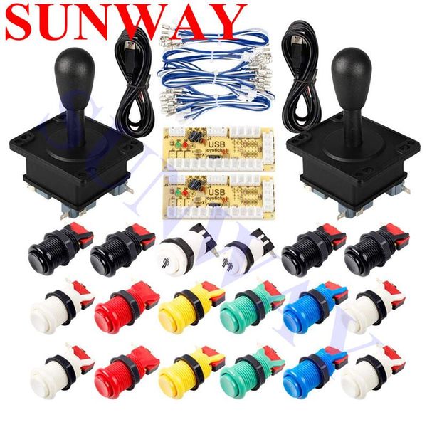 game controllers & joysticks classic arcade diy part for mame usb cabinet 2xzero delay encoder to pc games+2x8 way joystick +18xarcade push
game controllers & joysticks classic arcade diy part for mame usb cabinet 2xzero delay encoder to pc games+2x8 way joystick +18xarcade push