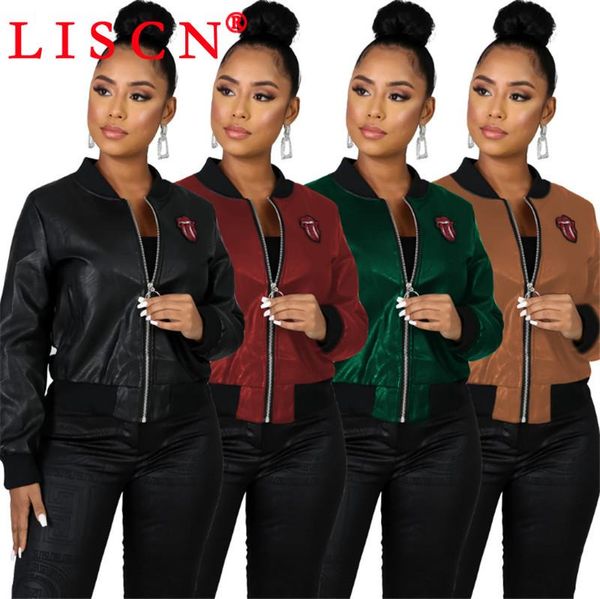 women's jackets liscn spring/autumn fashion sequin zipper jacket green wine red k0310, Black;brown
women's jackets liscn spring/autumn fashion sequin zipper jacket green wine red k0310, Black;brown