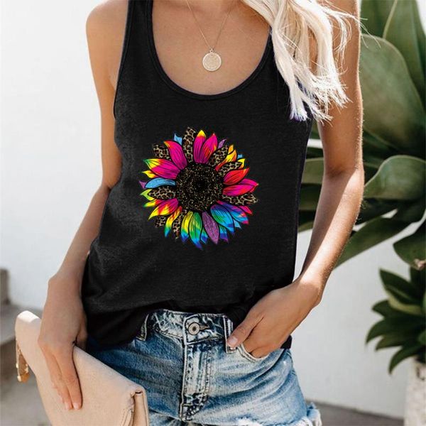 women's tanks & camis colorful leopard sunflower print women tank vogue summer loose vest sleeveless shirt femme camiseta tirantes muje, White
women's tanks & camis colorful leopard sunflower print women tank vogue summer loose vest sleeveless shirt femme camiseta tirantes muje, White