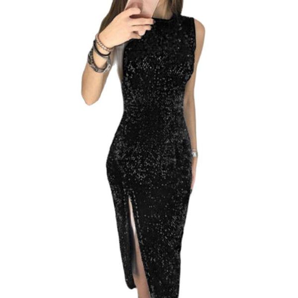 casual dresses nightclub women's dress irregular sequin split elegant & club sequined o-neck summer women party, Black;gray
casual dresses nightclub women's dress irregular sequin split elegant & club sequined o-neck summer women party, Black;gray
