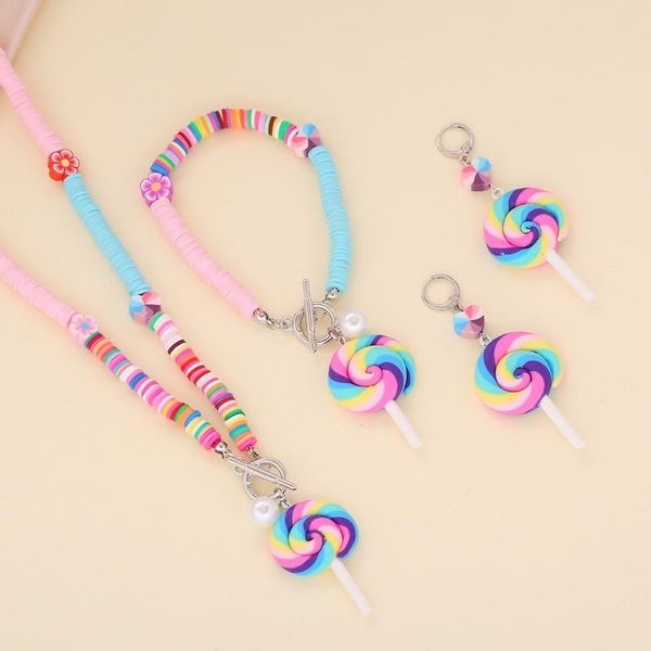 pendant necklaces korean wave bohemian acrylic lollipop necklace female japanese and soft pottery fashion temperament sweet accessories, Silver
pendant necklaces korean wave bohemian acrylic lollipop necklace female japanese and soft pottery fashion temperament sweet accessories, Silver