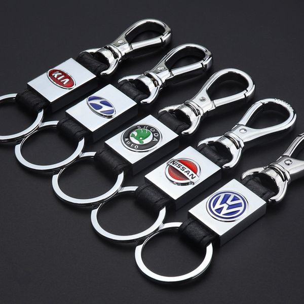keychains men's leather car key ring renault volkswagen audi kia models, Silver 
keychains men's leather car key ring renault volkswagen audi kia models, Silver