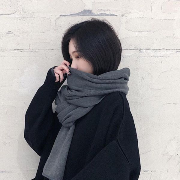 scarves thick warm scarf for women pure color ladies imitation cashmere black female winter to increase, Blue;gray
scarves thick warm scarf for women pure color ladies imitation cashmere black female winter to increase, Blue;gray