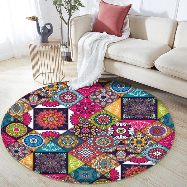 round carpet non-slip mandala style colorful pattern floor mat bathroom kitchen living room bedroom corridor tatami carpet
round carpet non-slip mandala style colorful pattern floor mat bathroom kitchen living room bedroom corridor tatami carpet