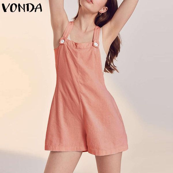 women's jumpsuits & rompers vonda womens jumpsuit 2021 summer cotton playsuits sleeveless backless causal short bodysuits plus size s-5, Black;white
women's jumpsuits & rompers vonda womens jumpsuit 2021 summer cotton playsuits sleeveless backless causal short bodysuits plus size s-5, Black;white
