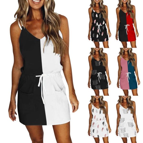 casual dresses 2021 dress women fashion color contrast v-neck sleeveless strap print loose mini summer breathable cozy, Black;gray
casual dresses 2021 dress women fashion color contrast v-neck sleeveless strap print loose mini summer breathable cozy, Black;gray