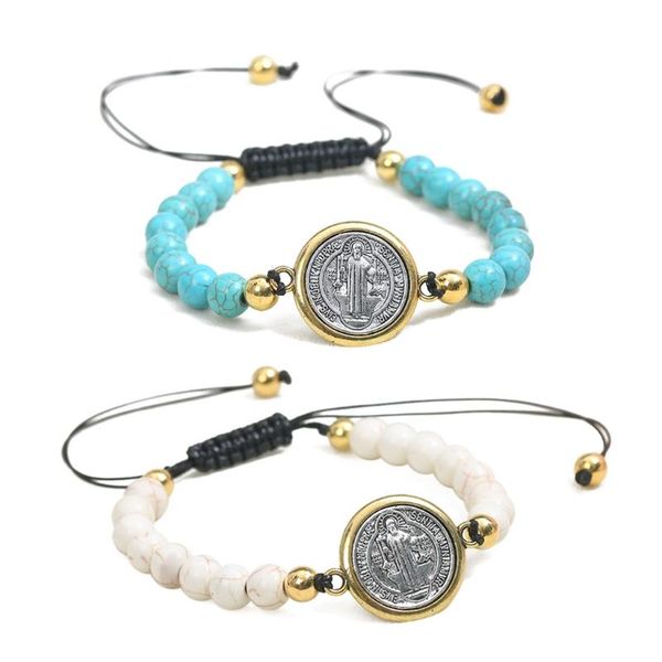 beaded, strands religious bracelets with saint benedict medal catholic jewelry gifts, Black
beaded, strands religious bracelets with saint benedict medal catholic jewelry gifts, Black