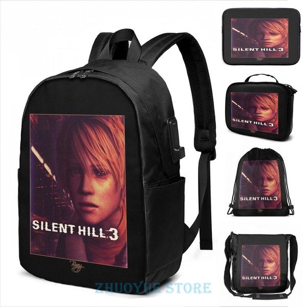 backpack silent hill 3 box cover art (light version) - brazz usb charge men school bags women bag travel laptop
backpack silent hill 3 box cover art (light version) - brazz usb charge men school bags women bag travel laptop