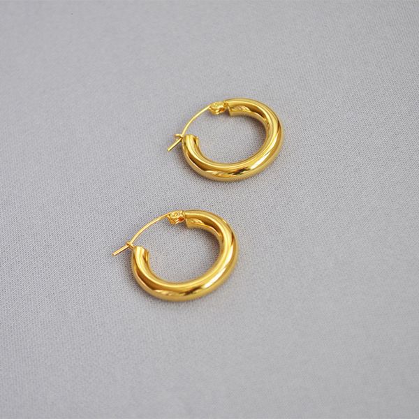 celi cool metal style simple fashion exquisite pure copper plated gold small thick earrings, Golden
celi cool metal style simple fashion exquisite pure copper plated gold small thick earrings, Golden