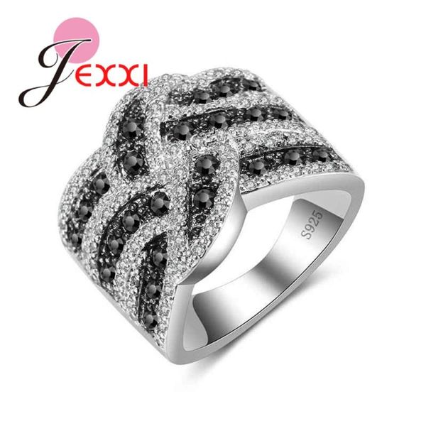 wedding rings arrival white black crystal cross ring fashion wide loop jewelry 925 sterling silver women girls christmas gifts, Slivery;golden
wedding rings arrival white black crystal cross ring fashion wide loop jewelry 925 sterling silver women girls christmas gifts, Slivery;golden