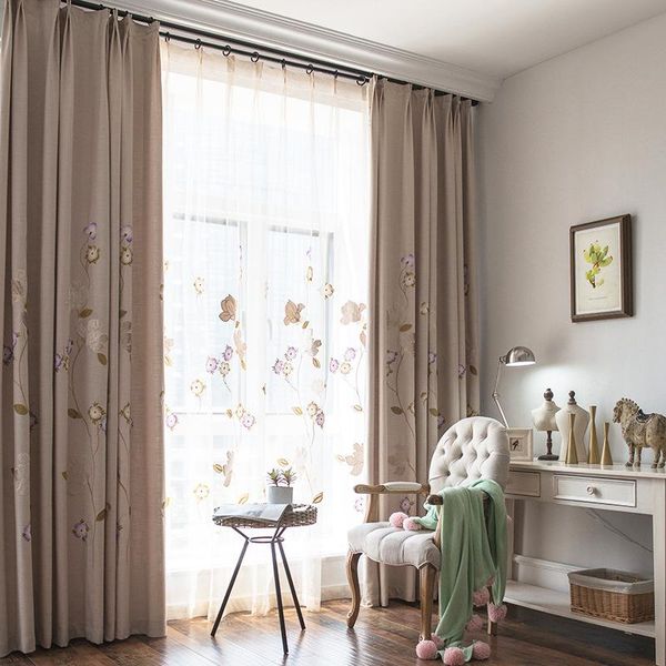 curtain & drapes 2021 pastoral style half shading curtains for bedroom window living room elegant embroidered floral tulle
curtain & drapes 2021 pastoral style half shading curtains for bedroom window living room elegant embroidered floral tulle