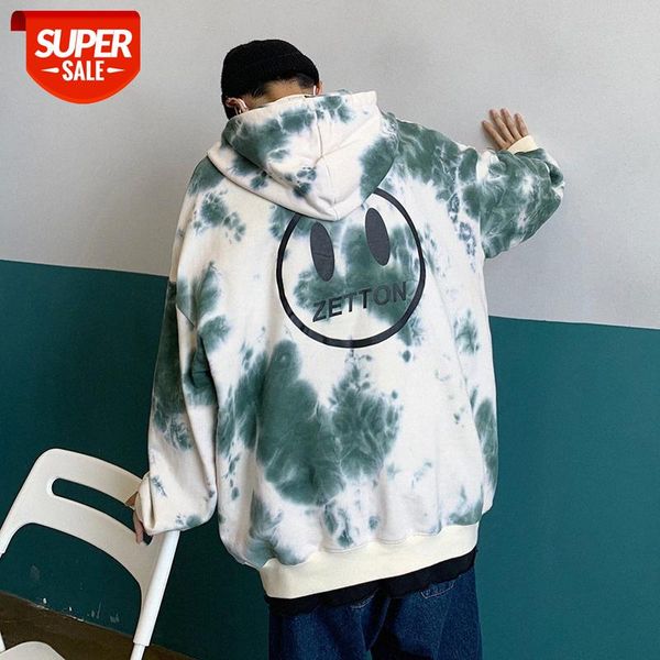 tie-dye sweater men's hooded ins hong kong style spring and autumn hip-hop loose trend wild couples coat #zr3s, Black
tie-dye sweater men's hooded ins hong kong style spring and autumn hip-hop loose trend wild couples coat #zr3s, Black