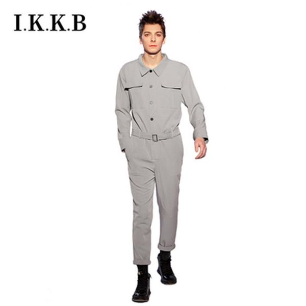 european american spring and autumn show casual pantsuit trend slim-fitting men's overalls jumpsuit zfiu, Gray
european american spring and autumn show casual pantsuit trend slim-fitting men's overalls jumpsuit zfiu, Gray