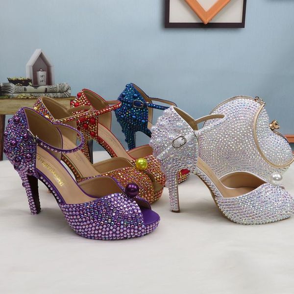 dress shoes baoyafang bling crystal fashion wedding bridal high heels platform ladies big size open toe party woman, Black
dress shoes baoyafang bling crystal fashion wedding bridal high heels platform ladies big size open toe party woman, Black