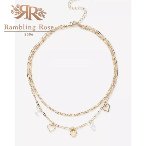 chokers dual layered fashion necklace for women gold color crystal lover heart pendant chain choker collar jewelry, Golden;silver
chokers dual layered fashion necklace for women gold color crystal lover heart pendant chain choker collar jewelry, Golden;silver