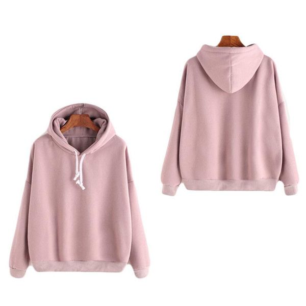 women's hoodies & sweatshirts meihuida 2021 fashion long sleeve sweatshirt thick solid hooded jumper pullover plus size, Black
women's hoodies & sweatshirts meihuida 2021 fashion long sleeve sweatshirt thick solid hooded jumper pullover plus size, Black
