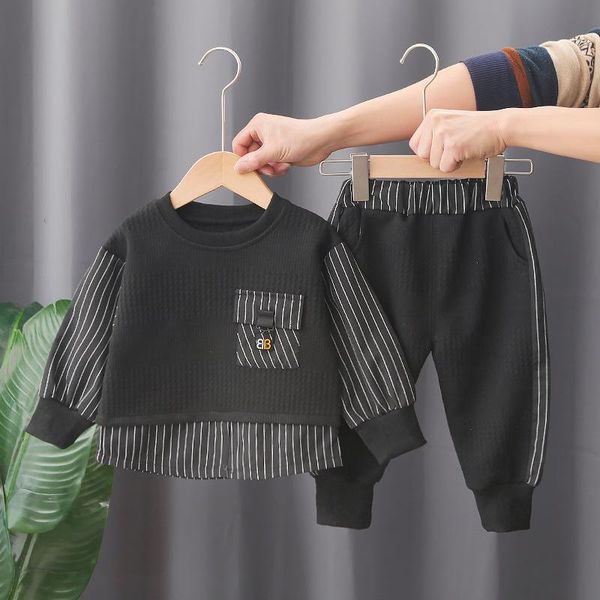 clothing sets 2021 fashion boys clothes suit cotton patchwork o-neck t-shirt + pants toddler kids costume 1 2 3 4 years children outfits, White
clothing sets 2021 fashion boys clothes suit cotton patchwork o-neck t-shirt + pants toddler kids costume 1 2 3 4 years children outfits, White