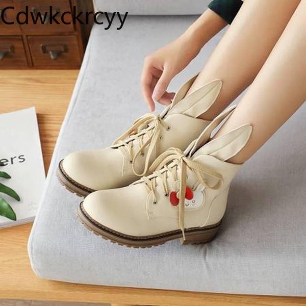 boots winter the fashion thick bottom lovely ear black beige student casual high heels women size 34-43
boots winter the fashion thick bottom lovely ear black beige student casual high heels women size 34-43