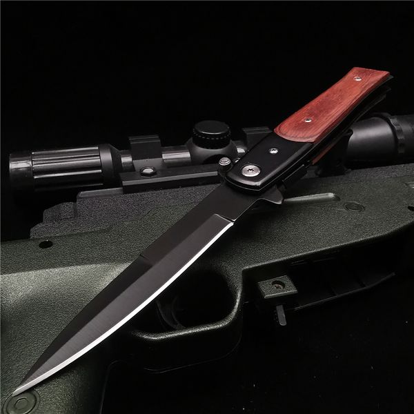 23cm (8.9) 58hrc foding knife pipe pocket knives outdoor camping 8cr15mov bade wood hande hunting surviva tactica knifes
23cm (8.9) 58hrc foding knife pipe pocket knives outdoor camping 8cr15mov bade wood hande hunting surviva tactica knifes