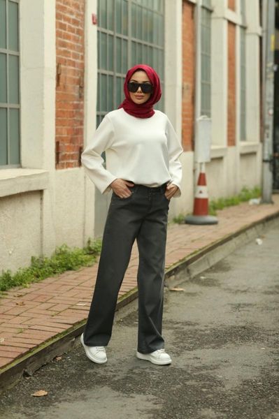 women's jeans women wide leg denim islamic comfortable modern muslim clothing made in turkey 10016, Blue
women's jeans women wide leg denim islamic comfortable modern muslim clothing made in turkey 10016, Blue
