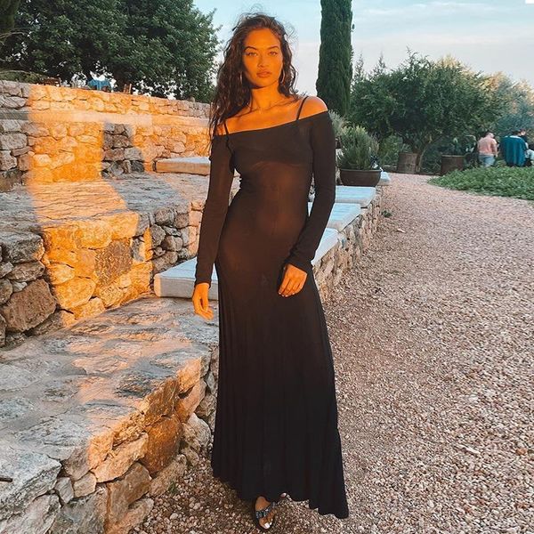 casual dresses dress woman 2021 long sleeve mesh see-through for autumn winter women elegant party wear, Black;gray
casual dresses dress woman 2021 long sleeve mesh see-through for autumn winter women elegant party wear, Black;gray
