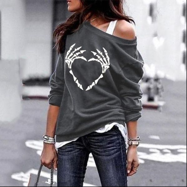 gray plus size gothic skeleton pattern sweatshirts women long sleeve off the shoulder clothes 2021 fall winter female, Black
gray plus size gothic skeleton pattern sweatshirts women long sleeve off the shoulder clothes 2021 fall winter female, Black