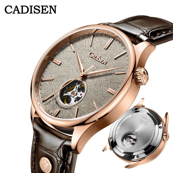 cardison men's new mechanical watch 316 steel case hollow dial blue waterproof leather men's watch, Slivery;brown
cardison men's new mechanical watch 316 steel case hollow dial blue waterproof leather men's watch, Slivery;brown