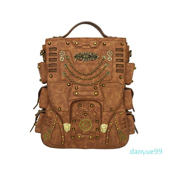 steampunk backpack for women men gothic bags pu leather 2019 new fashion punk vintage retro rock bags
steampunk backpack for women men gothic bags pu leather 2019 new fashion punk vintage retro rock bags