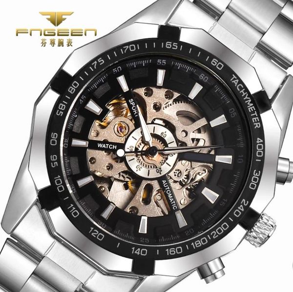 wristwatches automatic watches mens luxury fashion clock men mechanical watch skeleton business relogio male montre relojes, Slivery;brown
wristwatches automatic watches mens luxury fashion clock men mechanical watch skeleton business relogio male montre relojes, Slivery;brown