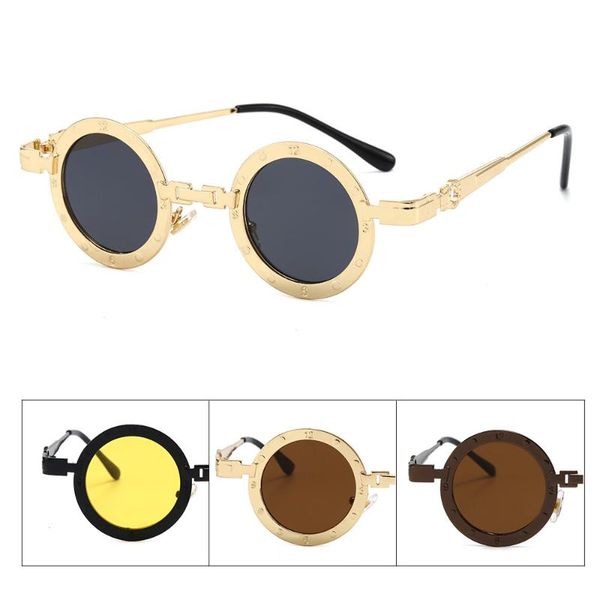 sunglasses steampunk style y2k women 2021 quality alloy frame round goggle sun glasses eyewear gafas de sol uv400, White;black
sunglasses steampunk style y2k women 2021 quality alloy frame round goggle sun glasses eyewear gafas de sol uv400, White;black