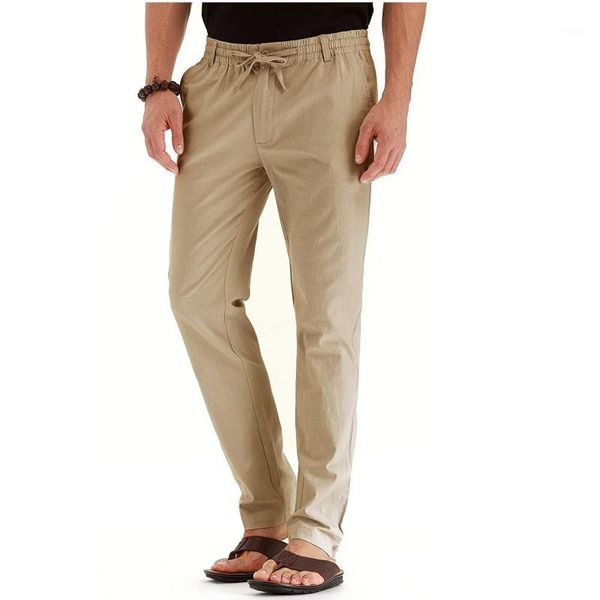 men's pants fashion high waist cotton linen breathable loose long solid color lace-up straight trousers pantalones hombre#g3, Black
men's pants fashion high waist cotton linen breathable loose long solid color lace-up straight trousers pantalones hombre#g3, Black