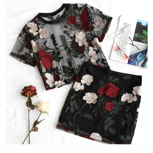 azulina floral embroidered mesh blouse pencil skirt set 2 pieces women set streetwear flower summer beach high waist skirts, Gray
azulina floral embroidered mesh blouse pencil skirt set 2 pieces women set streetwear flower summer beach high waist skirts, Gray