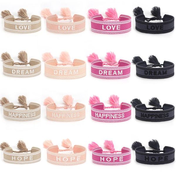 other bracelets 2021 fashion hand-woven letters men women bracelet jewelry friend lover wrist strap multiple colors ideas para regalar bangl, Golden;silver
other bracelets 2021 fashion hand-woven letters men women bracelet jewelry friend lover wrist strap multiple colors ideas para regalar bangl, Golden;silver