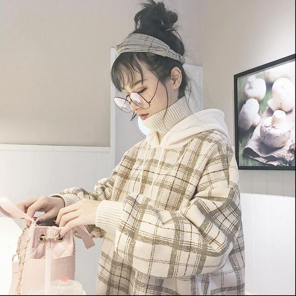 korean arajuku chic winter ins female high collar hooded sweatshirt ulzzang kawaii casual loose ins long sleeve sweatshirt, Black
korean arajuku chic winter ins female high collar hooded sweatshirt ulzzang kawaii casual loose ins long sleeve sweatshirt, Black