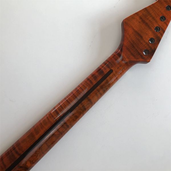 diy tiger flame maple guitar neck 21 fret 25.5inch fretboard abalone dots inlay gloss guitar part
diy tiger flame maple guitar neck 21 fret 25.5inch fretboard abalone dots inlay gloss guitar part