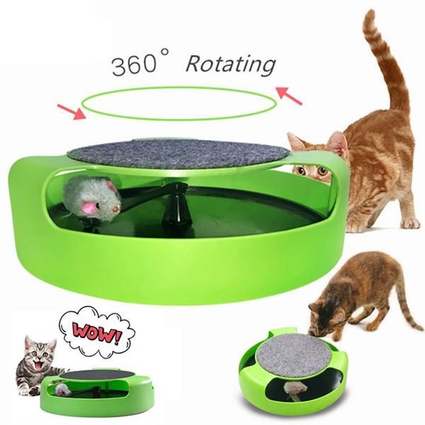 cat toys interactive mice toy for kittens scratcher pad with rotating spinning mouse catch catnip playing teaser
cat toys interactive mice toy for kittens scratcher pad with rotating spinning mouse catch catnip playing teaser