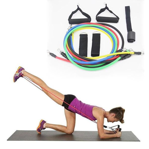 resistance bands 11 piece set of band suit fitness equipment with drawstring elastic exercise expander
resistance bands 11 piece set of band suit fitness equipment with drawstring elastic exercise expander