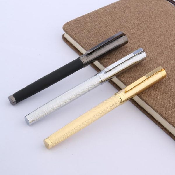 ballpoint pens carbon fiber gun gray wave brushed with golden silver trim rollerball pen, Blue;orange
ballpoint pens carbon fiber gun gray wave brushed with golden silver trim rollerball pen, Blue;orange