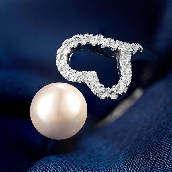 cluster rings luxury female small heart lab pearl ring 100% real 925 sterling silver wedding for women open adjustable engagement, Golden;silver
cluster rings luxury female small heart lab pearl ring 100% real 925 sterling silver wedding for women open adjustable engagement, Golden;silver