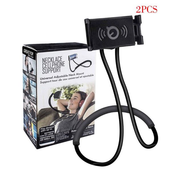 cell phone mounts & holders 2 pieces neck hanging holder bendable hand smartphone stand cellphone mount accessories
cell phone mounts & holders 2 pieces neck hanging holder bendable hand smartphone stand cellphone mount accessories