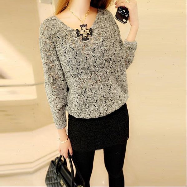 2021 autumn sweater women fashion knitted loose sweater female pullovers jumper v neck long sleeve sweater pull femme, White;black
2021 autumn sweater women fashion knitted loose sweater female pullovers jumper v neck long sleeve sweater pull femme, White;black