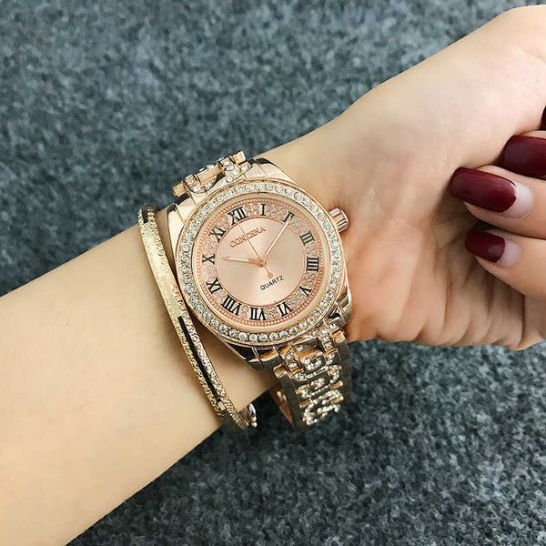 contena luxury bracelet watch women watches fashion rose gold women's clock reloj mujer relogio feminino 210616, Slivery;brown
contena luxury bracelet watch women watches fashion rose gold women's clock reloj mujer relogio feminino 210616, Slivery;brown