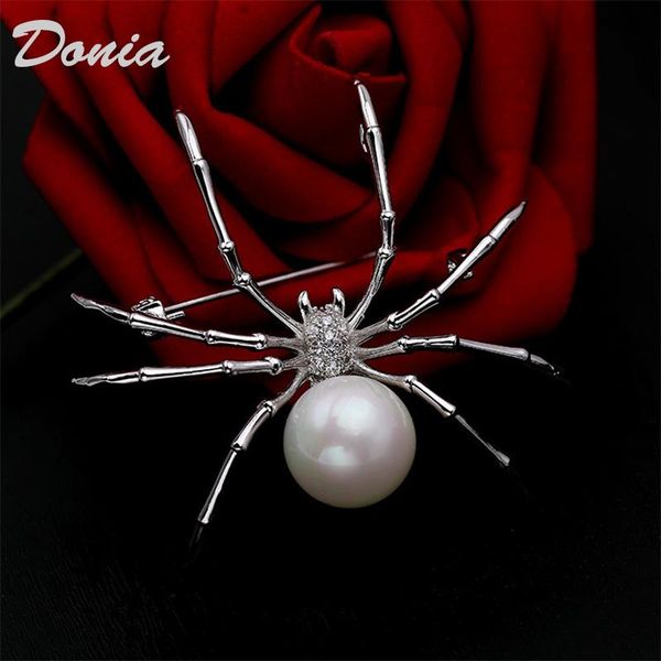 pins, brooches donia jewelry korean fashion personality black spider zircon brooch high-end female gift men and women accessories, Gray
pins, brooches donia jewelry korean fashion personality black spider zircon brooch high-end female gift men and women accessories, Gray