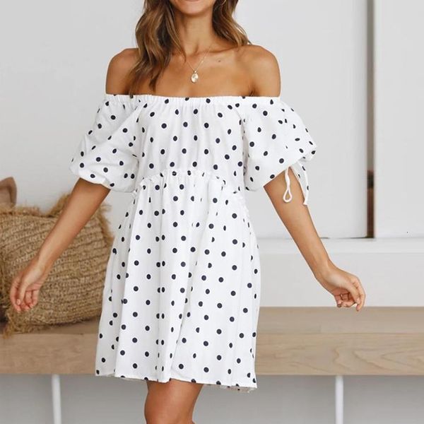 new 2021 summer off shoulder polka dot women casual half sleeve short boho female mini white print vestidos jbvl, Black;gray
new 2021 summer off shoulder polka dot women casual half sleeve short boho female mini white print vestidos jbvl, Black;gray