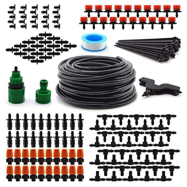 drip irrigation system automatic watering garden hose micro drip garden watering kits with adjustable drippers
drip irrigation system automatic watering garden hose micro drip garden watering kits with adjustable drippers