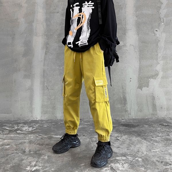new cotton trousers 2021 autumn hip hop joggers men's overalls fashion baggy pockets 6u6g, Black
new cotton trousers 2021 autumn hip hop joggers men's overalls fashion baggy pockets 6u6g, Black